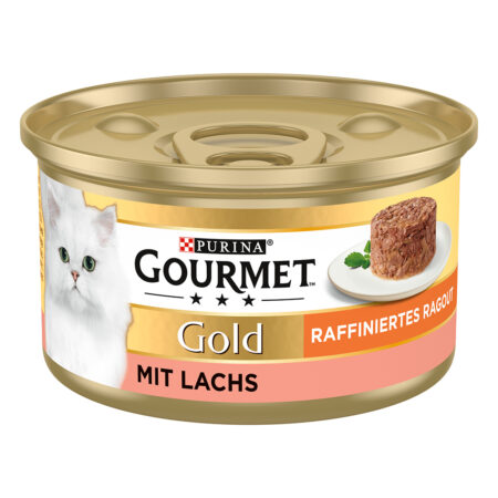 Gourmet Gold Ragout, 12 x 85 g - Łosoś