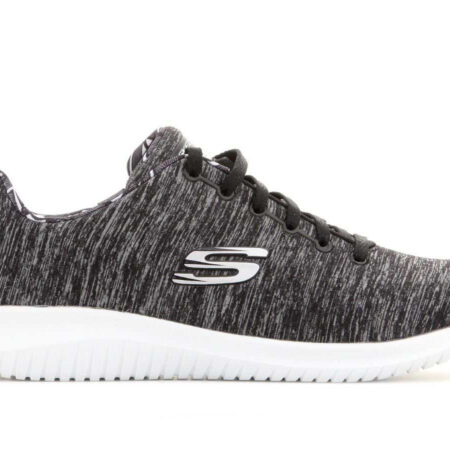 Buty lifestylowe Skechers Ultra Flex 12834-BKW