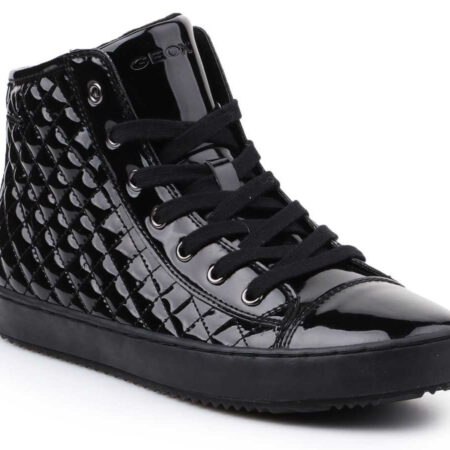 Buty lifestylowe Geox J Kalispera G.F - Synt.Pat J744GF-000HH-C9999