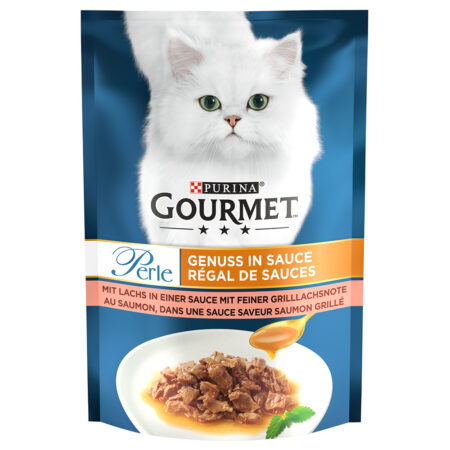 Gourmet Perle Genuss w sosie, 26 x 85 g - Łosoś