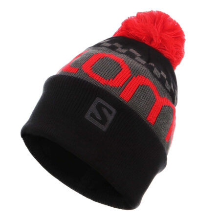 Salomon Beanie 375573 Free Beanie Black/Galet