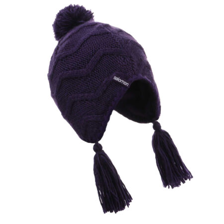 Salomon Maya Beanie Eggplant Hat 126158