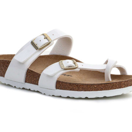 Klapki Birkenstock Mayari Patent White 1005281