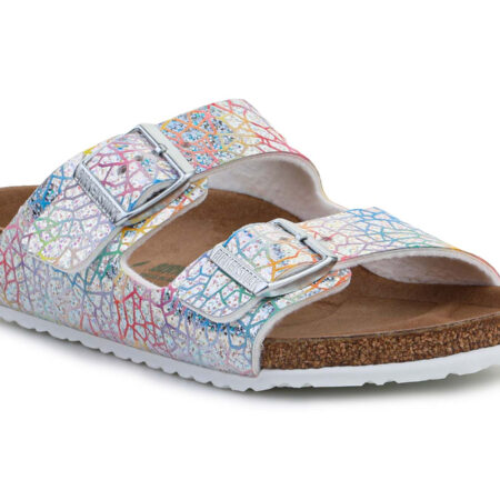 Birkenstock Arizona Kids Flashy Hologram Silver 1022173