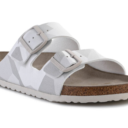 Birkenstock Arizona Desert Soil Geo Camo Snow White 1024881