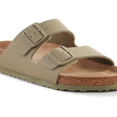 Birkenstock Rivet Logo Vegan Canvas Faded Khaki 1023958