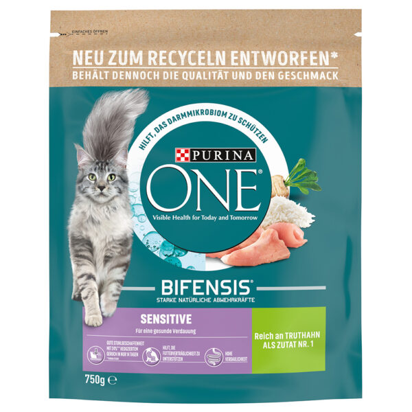 PURINA ONE Sensitive - 3 x 750 g