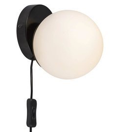 Nordlux :: Lampa ścienna / kinkiet Lilly czarna wys. 17 cm