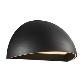 Nordlux :: Lampa ogrodowa ścienna / kinkiet Arcus Smart czarny szer. 20 cm