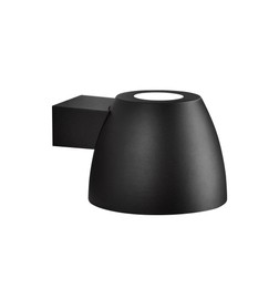 Nordlux :: Lampa ogrodowa ścienna / kinkiet Bell czarna wys. 15 cm