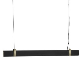 Nordlux :: Lampa wisząca Lilt ze ściemniaczem czarna szer. 115 cm