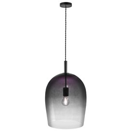 Nordlux :: Lampa wisząca Uma czarna dymna śr. 29 cm