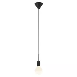 Nordlux :: Lampa wisząca Paco czarna wys. 17,5 cm