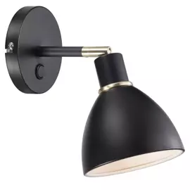 Nordlux :: Lampa ścienna / kinkiet Ray czarny szer. 23 cm