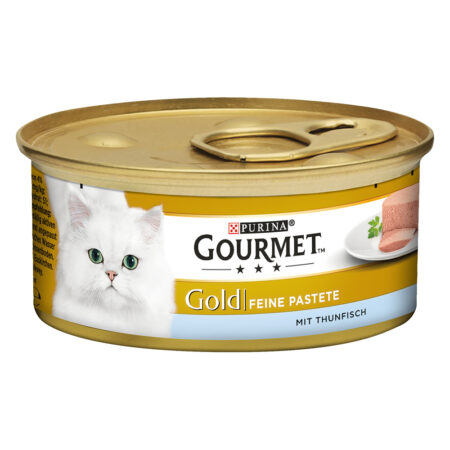 Zestaw Gourmet Gold Mus, 24 x 85 g - Pakiet mięsno-rybny