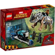 LEGO Super Heroes Pojedynek z nosorożcem w pobliżu kopalni 76099