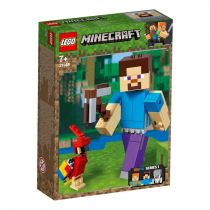 LEGO Minecraft BigFig Steve z papugą 21148