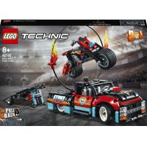 LEGO Technic Furgonetka i motocykl kaskaderski 42106