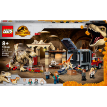 LEGO Jurassic World Ucieczka tyranozaura i atrociraptora 76948