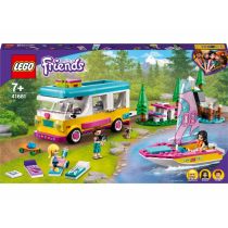 LEGO Friends Leśny mikrobus kempingowy i żaglówka 41681