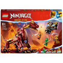 LEGO NINJAGO Lawowy smok zmieniający się w falę ognia 71793