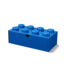 Szufladka na biurko klocek LEGO Brick 8 Niebieska