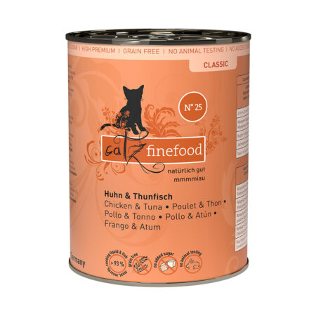 Catz Finefood w puszce, 6 x 400 g - Kurczak z tuńczykiem