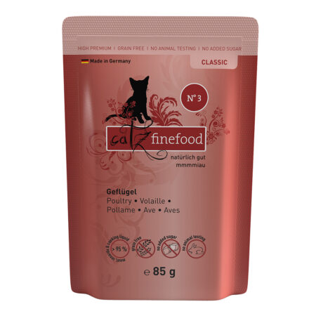 Zestaw Catz Finefood saszetki, 16 x 85 g - Drób