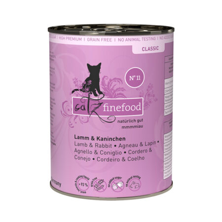 Catz Finefood w puszce, 6 x 400 g - Jagnięcina z królikiem