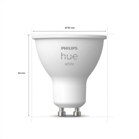 Philips Hue White 5,2 W GU10 żarówka LED, 2 szt.