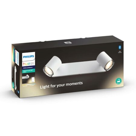 Philips Hue White Ambiance Adore spot LED 2-pkt.