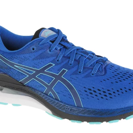 Asics Gel-Kayano 28 1011B189-402, Męskie, Niebieskie, buty do biegania, tkanina, rozmiar: 41,5