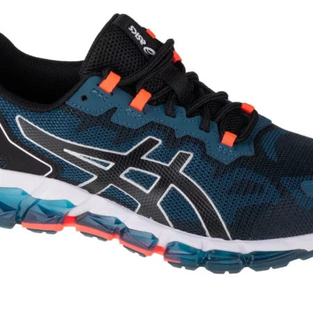 Asics Gel-Quantum 360 6 GS 1024A052-400, Dla dziewczynki, Niebieskie, buty do biegania, tkanina, rozmiar: 36