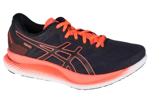 Asics GlideRide Tokyo 1011B073-001, Męskie, Czarne, buty do biegania, tkanina, rozmiar: 46