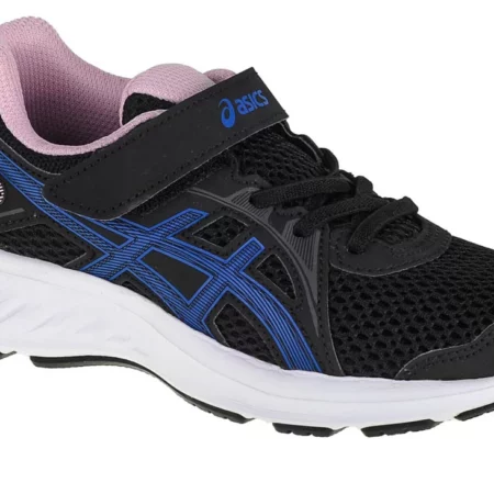 Asics Jolt 2 PS 1014A034-005, Dla dziewczynki, Czarne, buty do biegania, przewiewna siateczka, rozmiar: 27