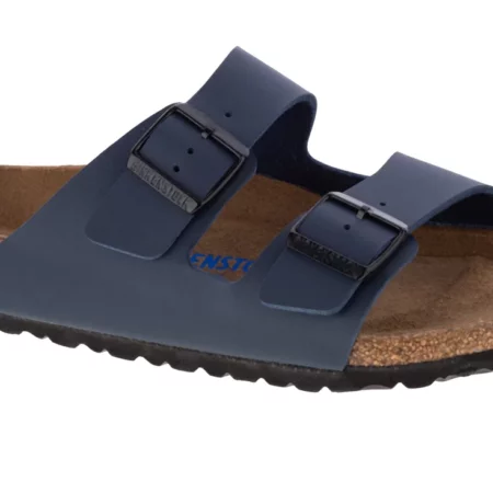 Birkenstock Arizona BF 51061, Damskie, Granatowe, klapki, Birko-Flor, rozmiar: 41