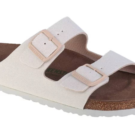 Birkenstock Arizona Vegan TEX 1022291, Unisex, Białe, klapki, tkanina, rozmiar: 36