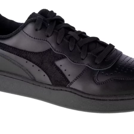 Diadora Mi Basket Low 501-176733-01-80013, Męskie, Czarne, buty sneakers, skóra licowa, rozmiar: 40