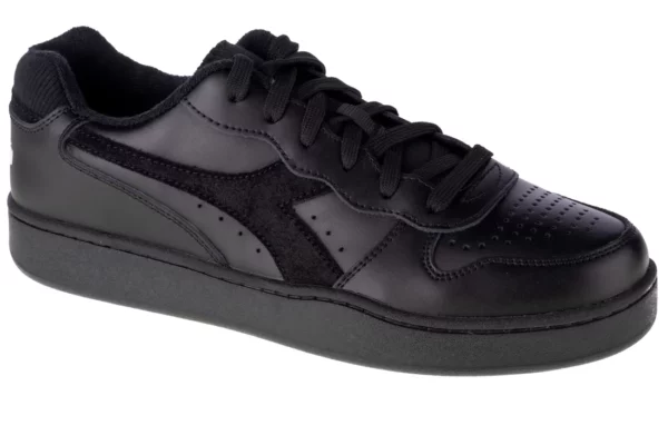 Diadora Mi Basket Low 501-176733-01-80013, Męskie, Czarne, buty sneakers, skóra licowa, rozmiar: 40