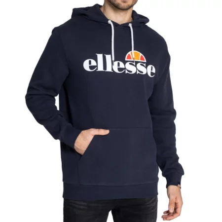 Ellesse SL Gottero OH Hoody SHC07407-429, Męskie, Granatowe, bluzy, bawełna, rozmiar: L