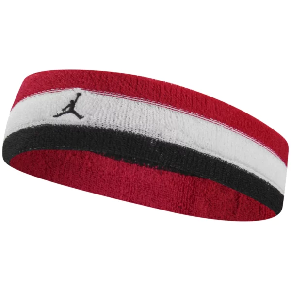 Jordan Terry Headband J1004299-667, Unisex, Białe, opaski na głowę, bawełna, rozmiar: One size