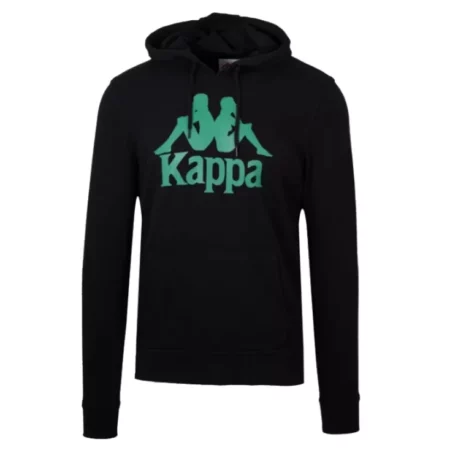 Kappa Authentic Zimim 303NJF0-935, Męskie, Czarne, bluzy, bawełna, rozmiar: S