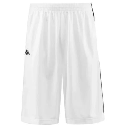 Kappa Banda Treadwell Shorts 3500920-A04, Męskie, Białe, spodenki, poliester, rozmiar: XS