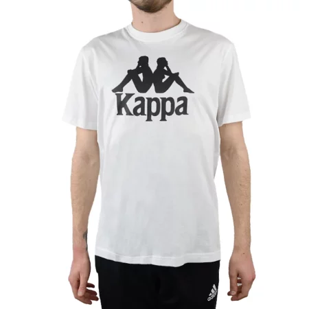 Kappa Caspar T-Shirt 303910-11-0601, Męskie, Białe, t-shirty, bawełna, rozmiar: L