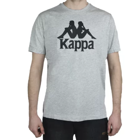 Kappa Caspar T-Shirt 303910-903, Męskie, Szare, t-shirty, bawełna, rozmiar: L