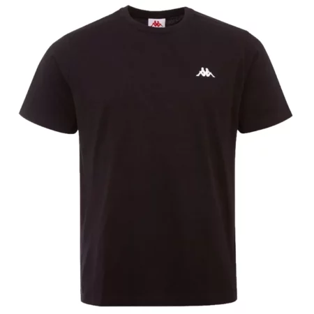 Kappa Iljamor T-Shirt 309000-19-4006, Męskie, Czarne, t-shirty, bawełna, rozmiar: M