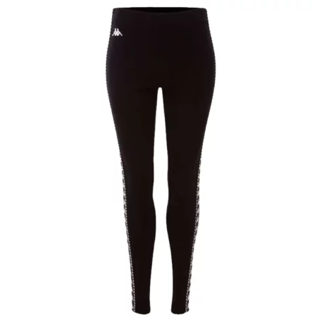 Kappa Isadoma Leggings 309075-19-4006, Damskie, Czarne, leginsy, bawełna, rozmiar: M