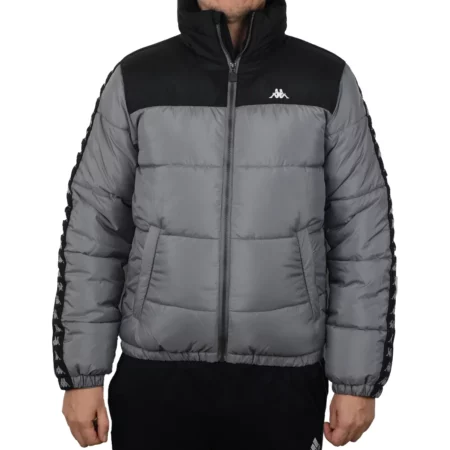 Kappa Jaro Jacket 310017-18-4016, Męskie, Szare, kurtki, poliester, rozmiar: XXL