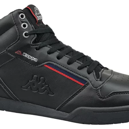 Kappa Mangan 242764-1120, Męskie, Czarne, buty sneakers, skóra syntetyczna, rozmiar: 44