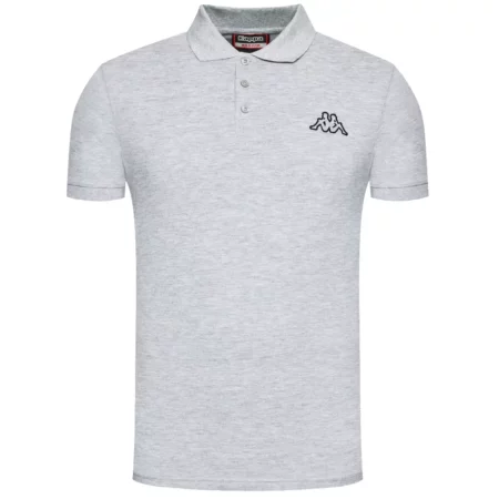 Kappa Peleot Polo 303173-15-4101M, Męskie, Szare, koszulki polo, bawełna, rozmiar: L